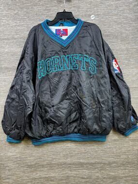 Charlotte Hornets Windbreaker Jacket Mens Size L 90s Pro Player VTG Y2K Retro